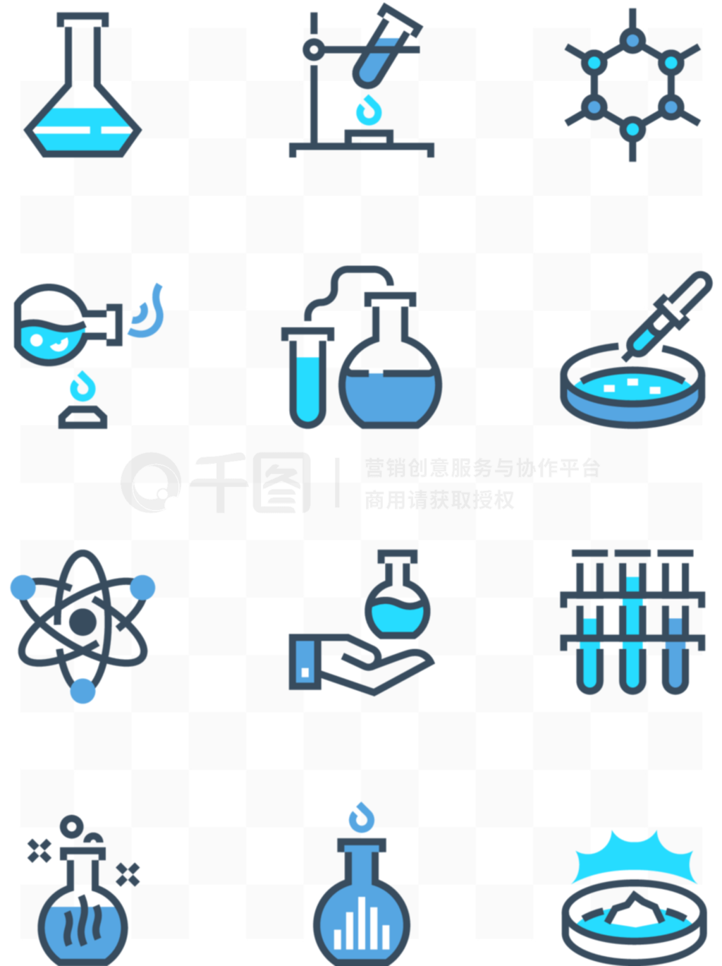 实验室设备线图标化学反应和医用管烧瓶和烧杯矢量图现代学校生物学象形图组实验室设备线图标化学反应和医用管烧瓶和烧杯矢量学校生物学象形图组